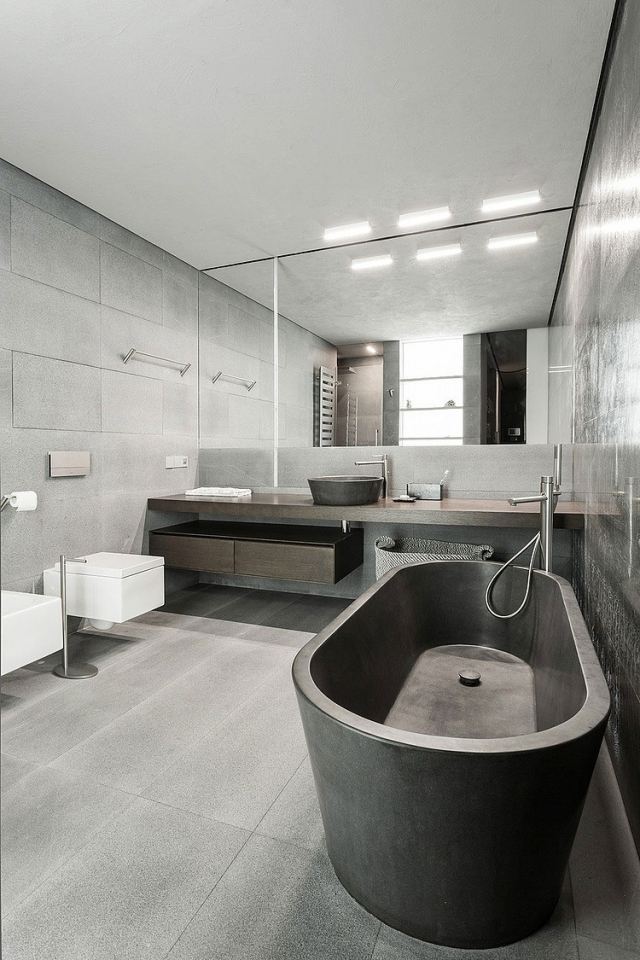 industrial-chic-einrichtung-bad-wände-grau-betonfliesen-badewanne