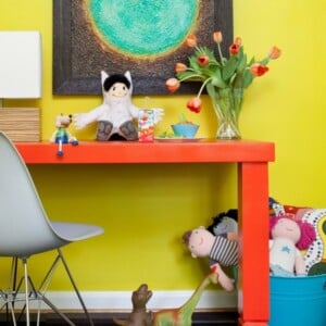 Kinderzimmer Wandgestaltung mit Farbe