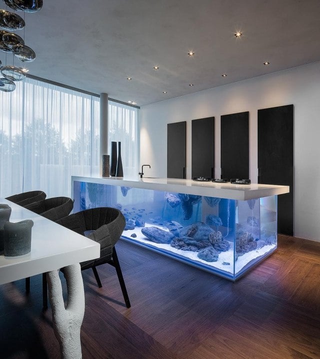 luxusküche-ausstattung-kochinsel-minimalistisch-integriertes-aquarium