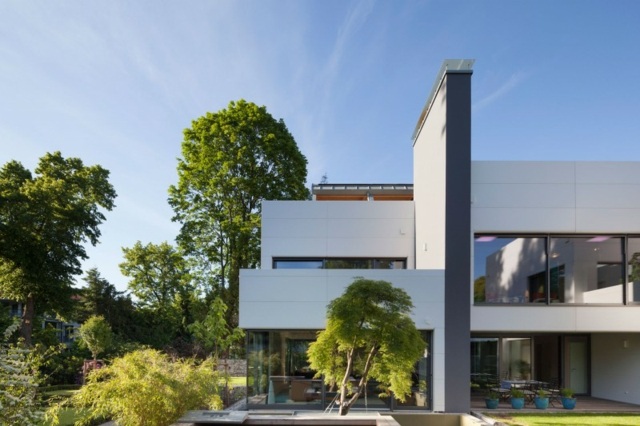 Architektur Design Ideen minimalistisch zwei Bauvolumen