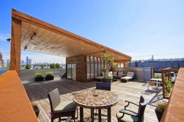 moderne patio stadt holz essbereich design urban