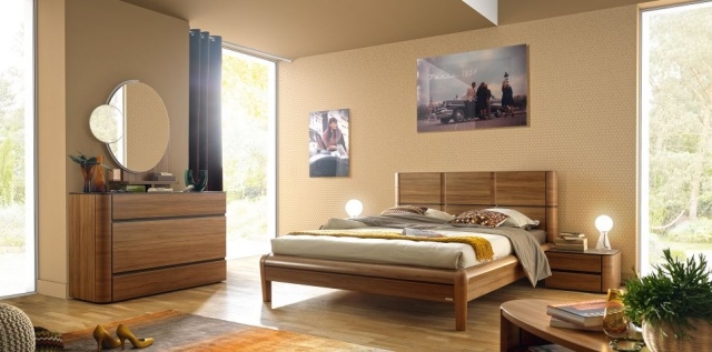 moderne-schlafzimmermöbel-set-naturholz-bettgestell-kommode-gautier