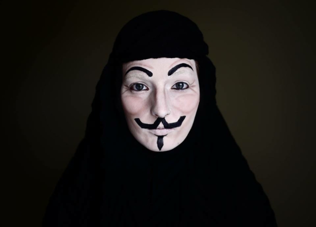 Schminkideen V Vendetta Charakter Frauen cool