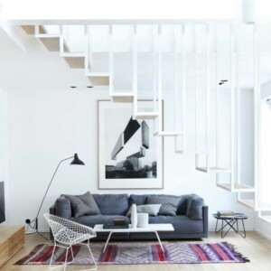 schwarz weiße Fotos Wanddeko Wohnzimmer Wohnideen skandinavischer Stil