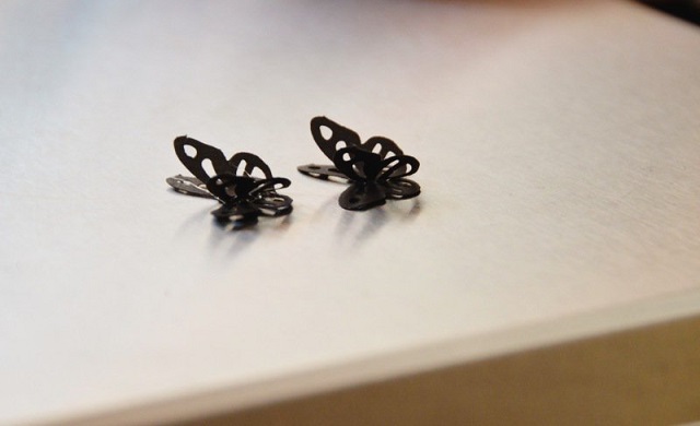3D Wanddeko Ideen basteln Schmetterlinge Papier vorbereiten