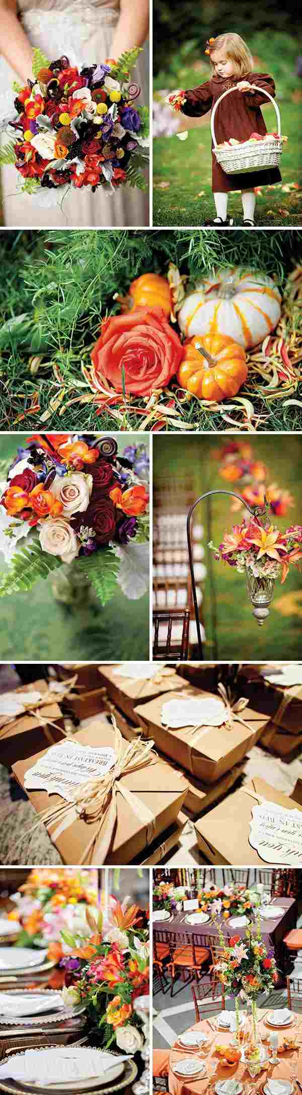 Blumen-Tischdekor-im-Herbst-Brautjungfer