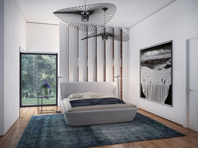 Farben-einsetzen-Schlafzimmer-Funktionalmöbel-ansprechendes-design
