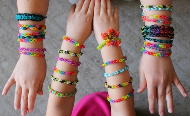Armbänder selber machen Ideen flechten Kinder