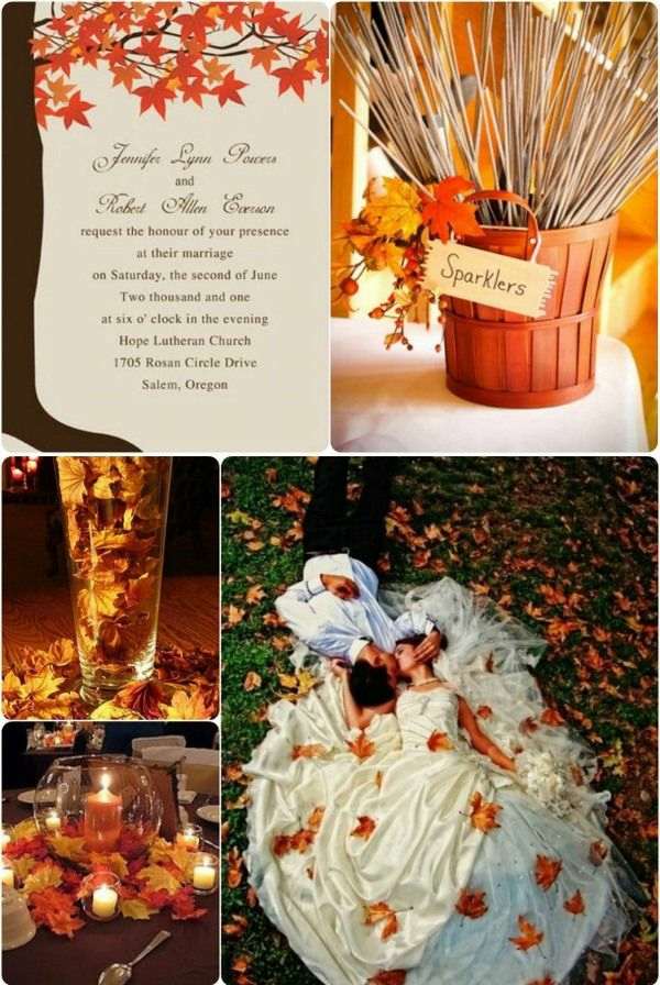 Herbstdeko-mit-Blätter-und-Kerzen-Einladung