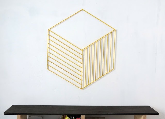 chinesische Stäbchen Gold gefärbt Wanddeko Ideen