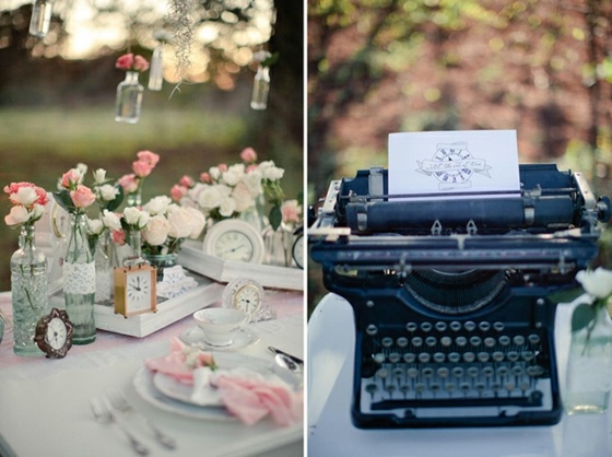 Hochzeit-Inspiration-Vintage-Schreibmaschine