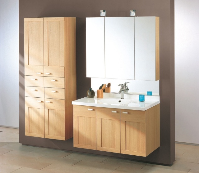 Holz-Badmöbel-Set-klassisch-Badezimmer-Spiegelschränke-MERIDIEN