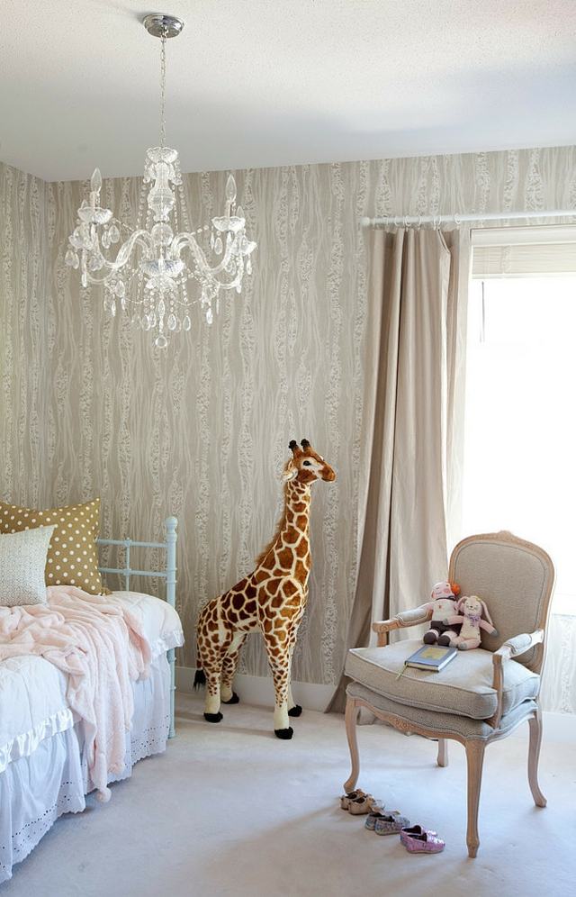 Kinderzimmer-Vorhänge-Giraffe-Plüschtier-Kinderschuhe