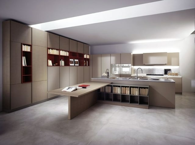 Küchengestaltung Ideen moderne Küchenmöbel Eckschrank Capri