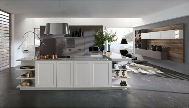 Kücheninsel-mit-Granit-Küchenarbeitsfläche-Leseecke