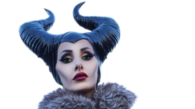 Maleficent-die-dunkle-Fee-ideen-halloween-kostüme-make-up-teufelisch