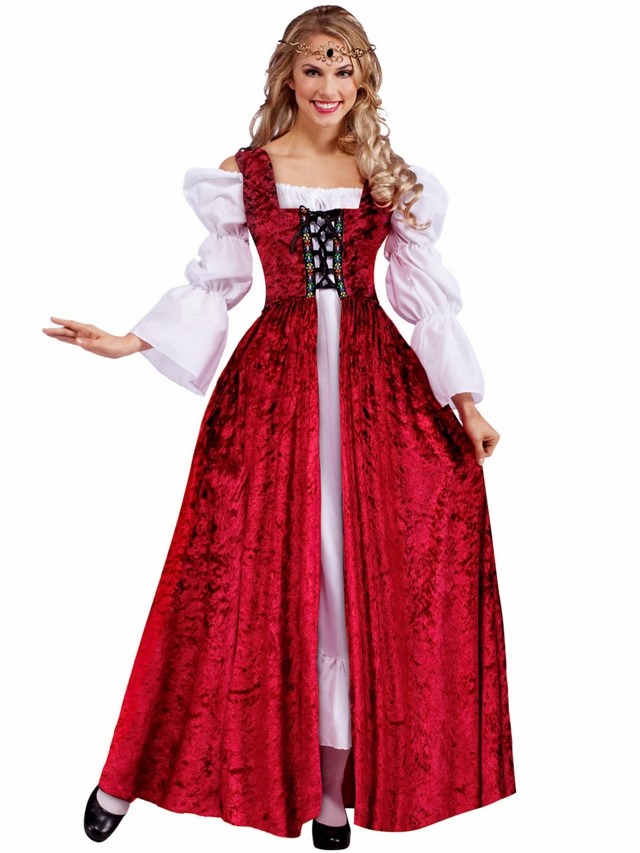 Renaissance-Bekleidung-als-Kostüm-für-Halloween