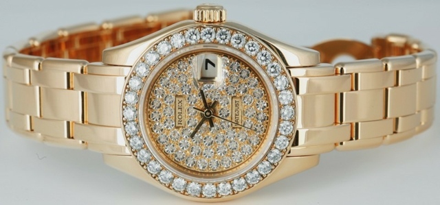  Rolex Ladies Masterpiece diamant Pave uhr