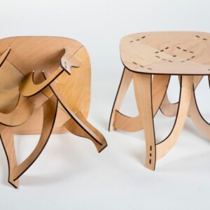 Stuhl modern Holz hergestellt cooles Design Ideen