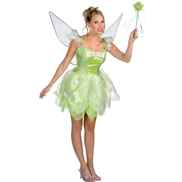 Tinker-Bell-grünes-Kostüm-für-Halloween