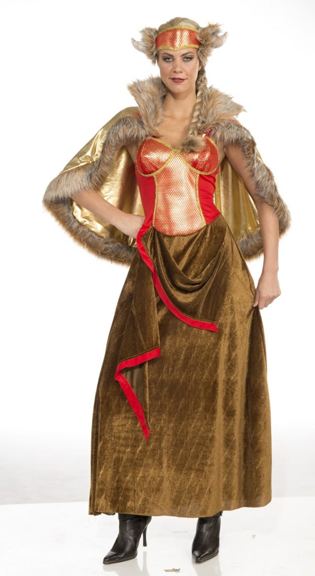 Vikinger-Frau-Kostüme-für-Damen-Halloween