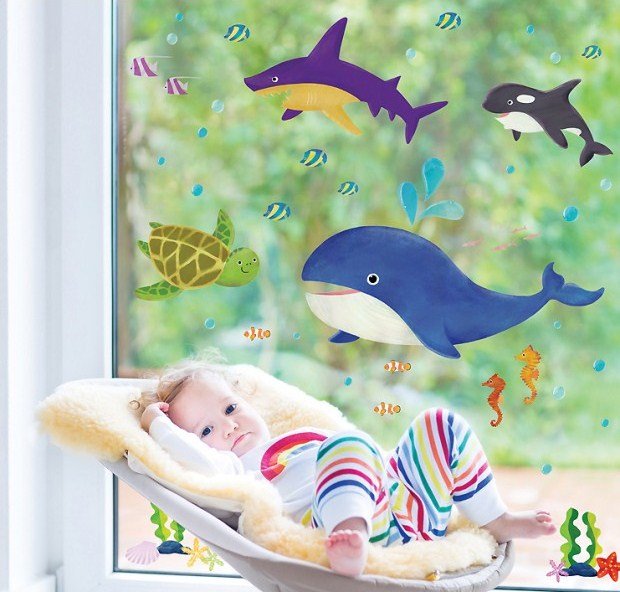 Fenster Baby Kinderzimmer einrichten Ideen