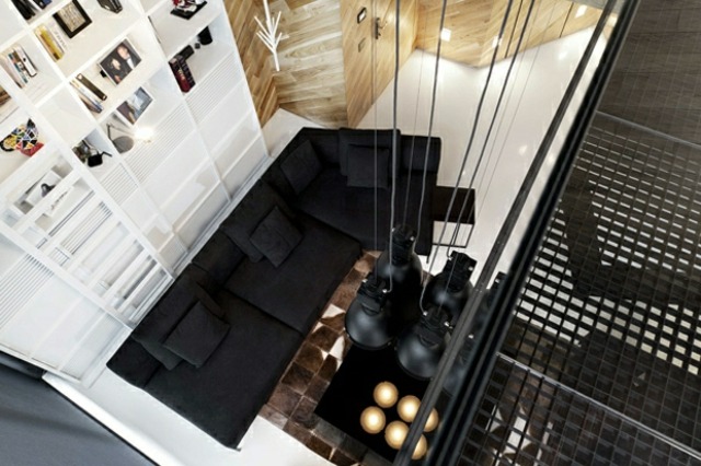 moderne Penthousewohnung Interieur Ideen