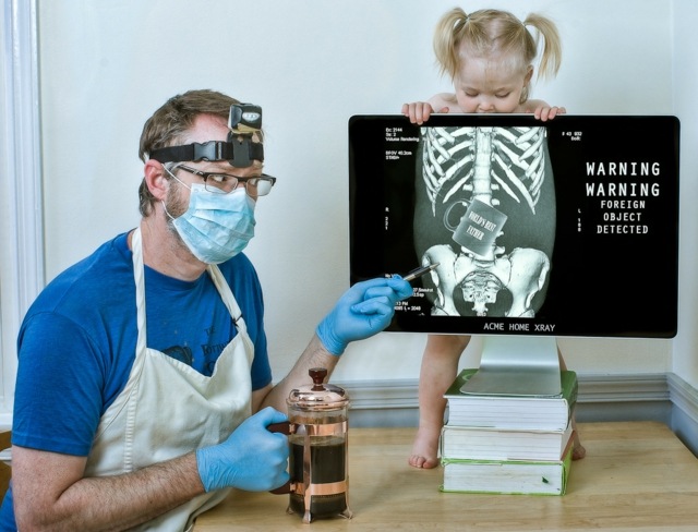 dave engledow witzige fotos röntgen tochter doktor