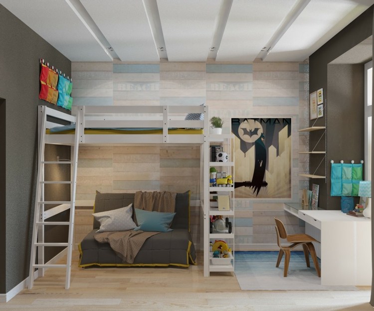 Design Hochbett für das moderne Kinderzimmer