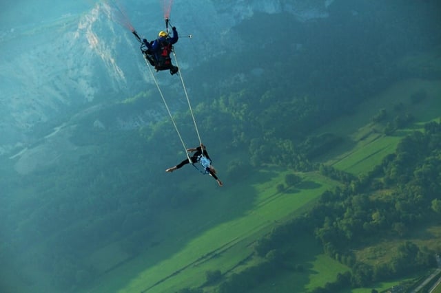 fliegen paragliding para tandem sport fotograf
