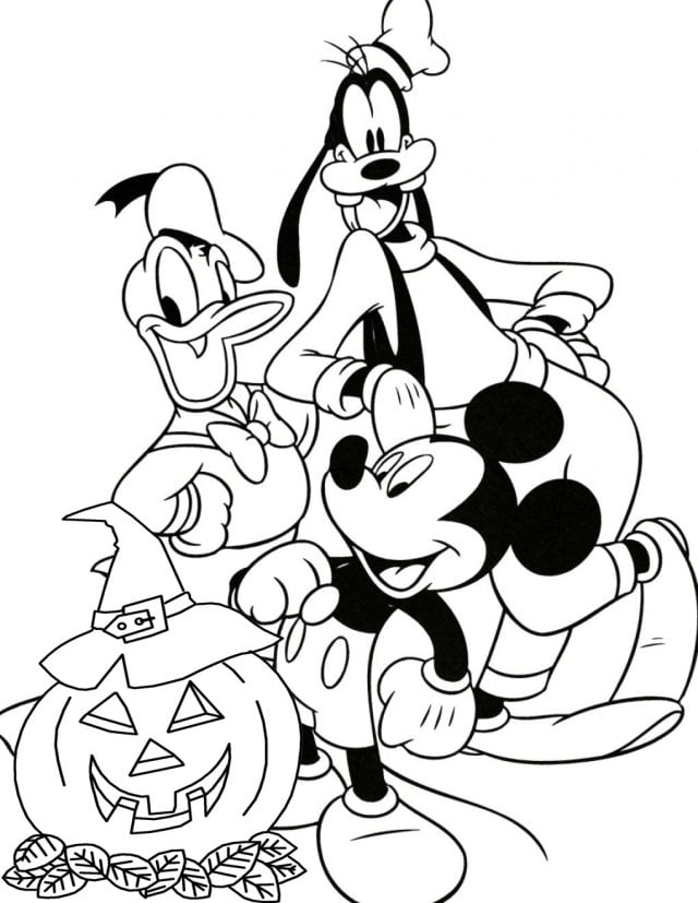 halloween-bilder-kinder-disney-mickey-mouse-goofy-donald-duck
