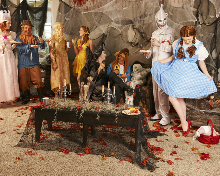 halloween kostüm-ideen party zauberer oz zinnmann dorothy