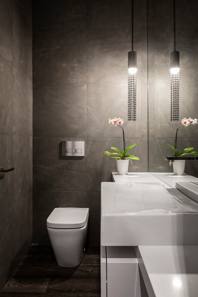 kleines-bad-ideen-modern-puristische-badmöbel-wandhängende-toilette