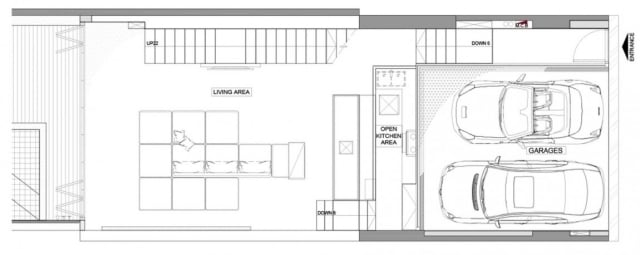 luxushaus-Sai-Kung-millimeter-interior-design-grundriss-wohnbereich-garage