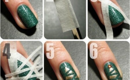 nageldesign-bilder-anleitung-wiehnachtsbaum-selber-machen