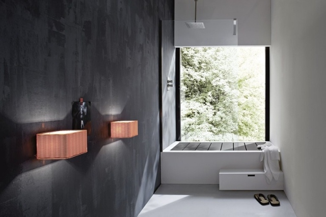 rechteckige-badewanne-glas-trennwand-dusche-Korakril-UNICO-Rexa-Design