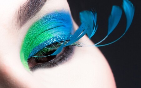 Neon Augen Make-up