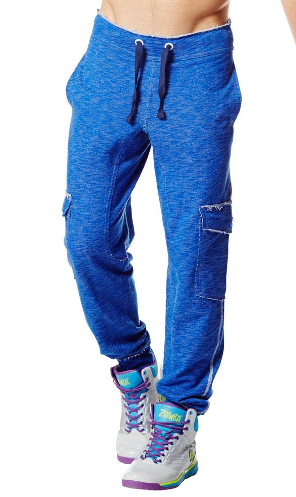 zumba-fitness-kleidung-herren-2014-Sweatpants-blau