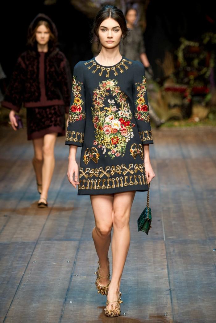Dolce Gabbana Wintermode Kollektion 2014 2015
