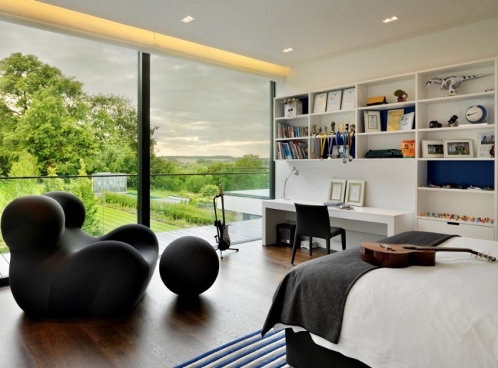 Berkshire-Schlafzimmer-Relax-Sofa-mit-Fußlehne-Ball-abgehängte-decke-lichtleiste