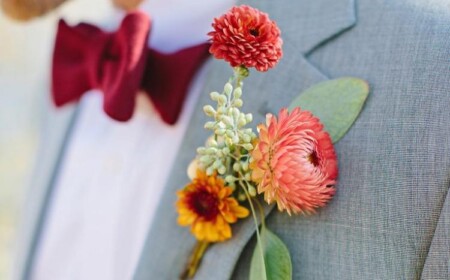 Ansteckblume zur Hochzeit