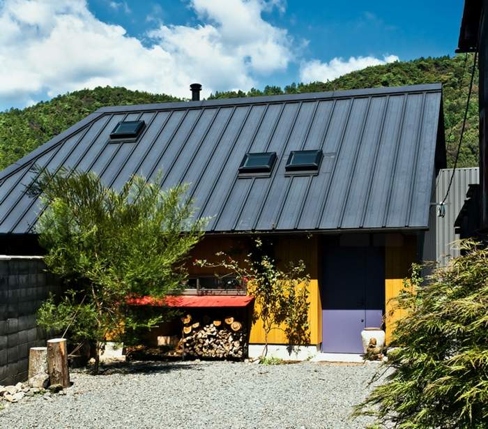 Lande Satteldach Dachfenster Holzhütte