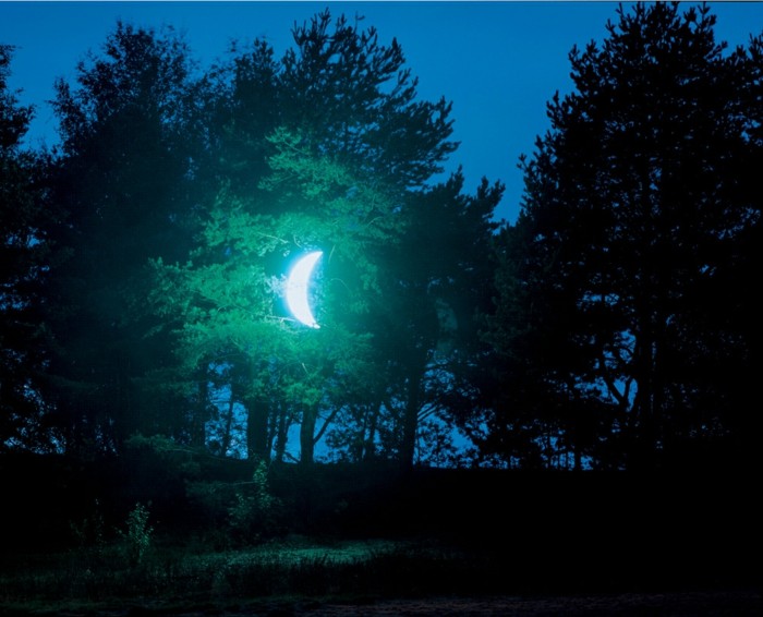 Mond Baum montiert Außenbeleuchtung Ideen
