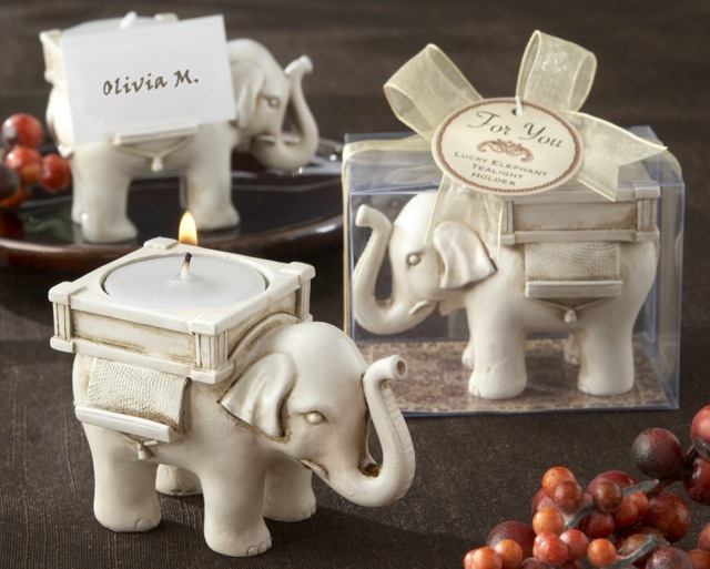 Elefant Hochzeit Geschenk Gäste Ideen