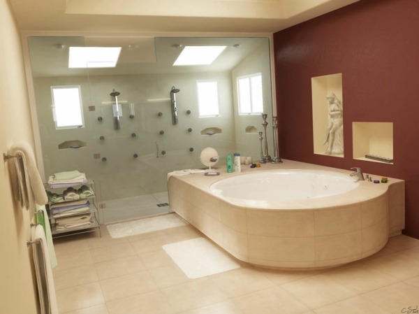 Luxus-Badezimmer-mit-Wasserdruckstrahl-Massage