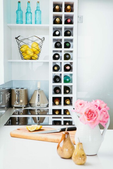 Regale-für-Weinflaschen-Zitronenschale