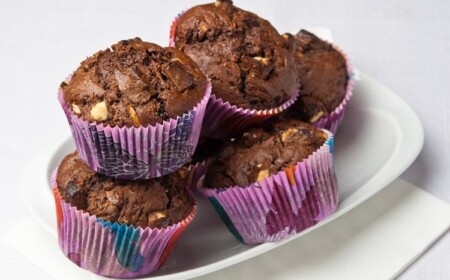 Schokoladen Muffins zubereiten backen Rezepte