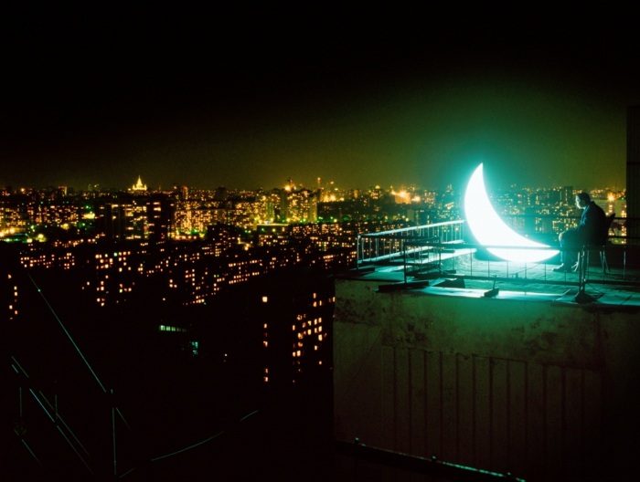 Ideen Mond modern stilvoll Terrasse Beleuchtung Ideen