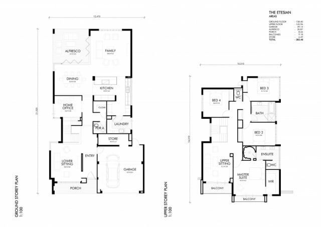 The-Etesian-Luxus-Haus-Australien-Grundrisse-Raumaufteilung