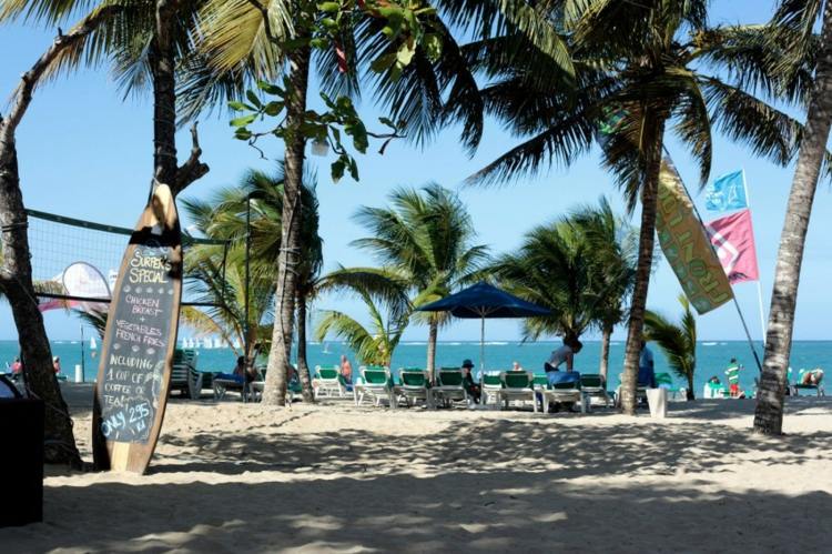 Ferienhaus Strand surfen dominikanische Republik